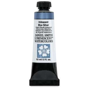 Daniel Smith Extra Fine Tüp Suluboya 15 Ml Seri 1 Iridescent Blue Silver - 3