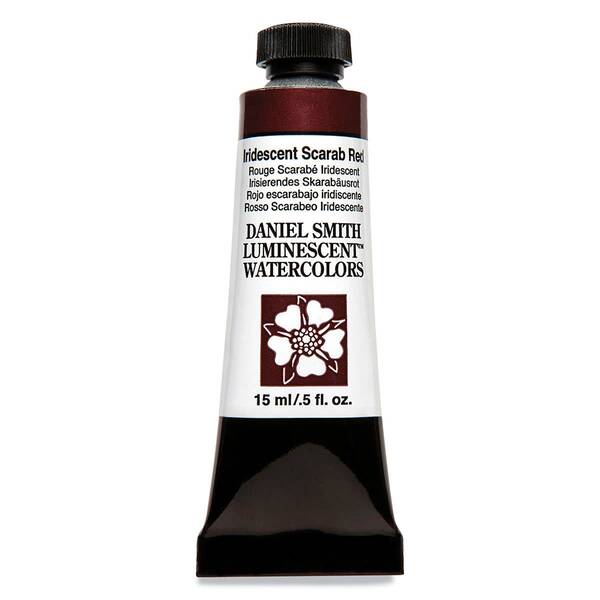 Daniel Smith Extra Fine Tüp Suluboya 15 Ml Seri 1 Iridescent Scarab Red - 3