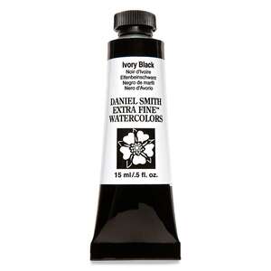 Daniel Smith Extra Fine Tüp Suluboya 15 Ml Seri 1 Ivory Black - 3