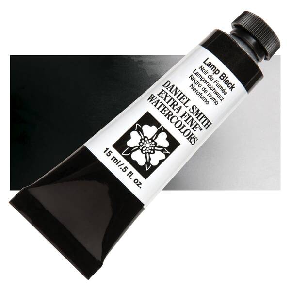 Daniel Smith Extra Fine Tüp Suluboya 15 Ml Seri 1 Lamp Black - 1