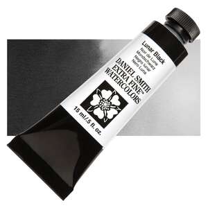 Daniel Smith Extra Fine Tüp Suluboya 15 Ml Seri 1 Lunar Black - 1