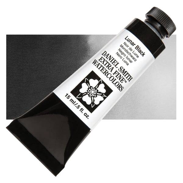 Daniel Smith Extra Fine Tüp Suluboya 15 Ml Seri 1 Lunar Black - 1