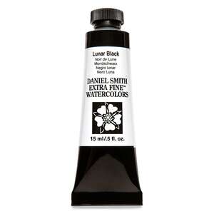 Daniel Smith Extra Fine Tüp Suluboya 15 Ml Seri 1 Lunar Black - 3