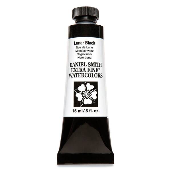 Daniel Smith Extra Fine Tüp Suluboya 15 Ml Seri 1 Lunar Black - 3