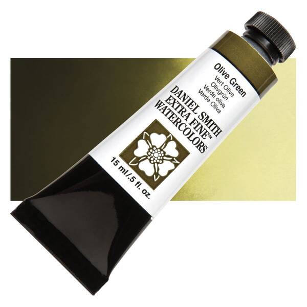 Daniel Smith Extra Fine Tüp Suluboya 15 Ml Seri 1 Olive Green - 1