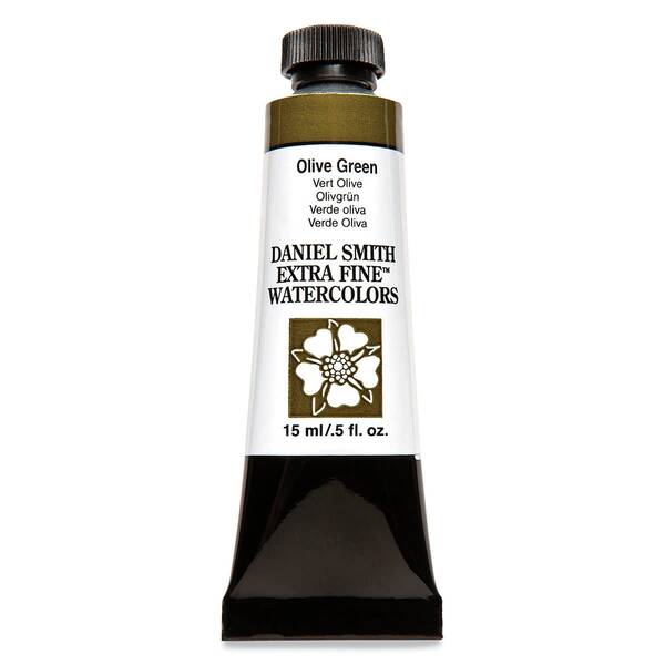 Daniel Smith Extra Fine Tüp Suluboya 15 Ml Seri 1 Olive Green - 3