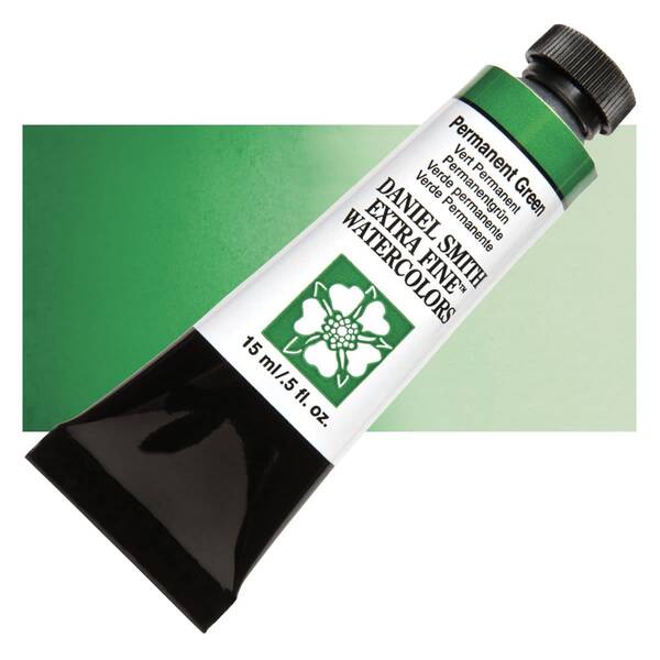 Daniel Smith Extra Fine Tüp Suluboya 15 Ml Seri 1 Permanent Green - 1