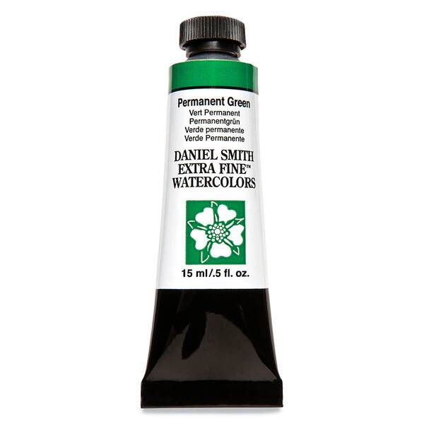 Daniel Smith Extra Fine Tüp Suluboya 15 Ml Seri 1 Permanent Green - 3