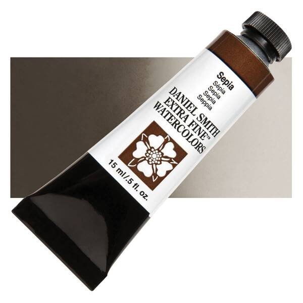 Daniel Smith Extra Fine Tüp Suluboya 15 Ml Seri 1 Sepia - 1