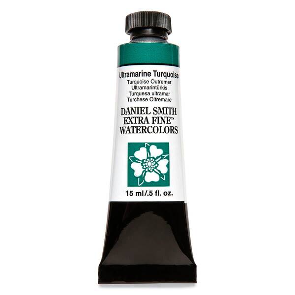 Daniel Smith Extra Fine Tüp Suluboya 15 Ml Seri 1 Ultramarine Turquoise - 3