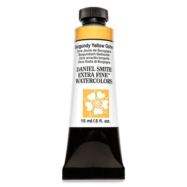 Daniel Smith Extra Fine Tüp Suluboya 15 Ml Seri 2 Burgundy Yellow Ochre - 3