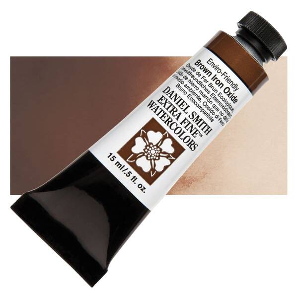 Daniel Smith Extra Fine Tüp Suluboya 15 Ml Seri 2 Enviro-Friendly Brown Iron Oxide - 1