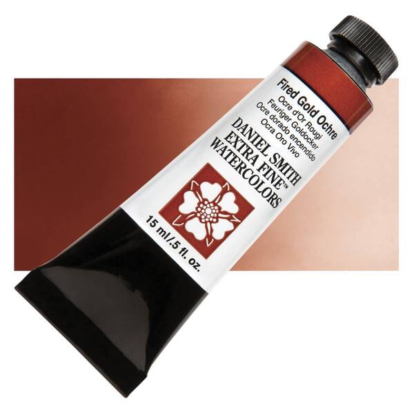 Daniel Smith Extra Fine Tüp Suluboya 15 Ml Seri 2 Fired Gold Ochre - 1