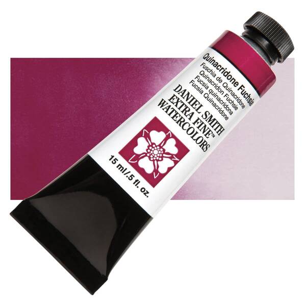 Daniel Smith Extra Fine Tüp Suluboya 15 Ml Seri 2 Quinacridone Fuchsia - 1