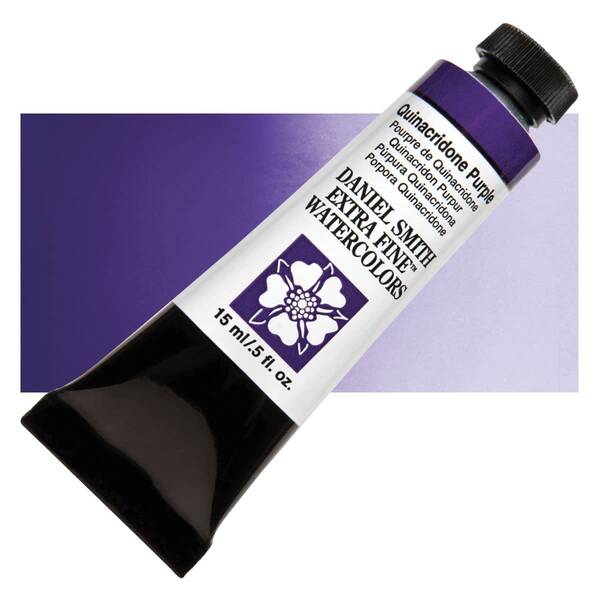 Daniel Smith Extra Fine Tüp Suluboya 15 Ml Seri 2 Quinacridone Purple - 1