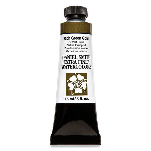 Daniel Smith Extra Fine Tüp Suluboya 15 Ml Seri 2 Rich Green Gold - 3