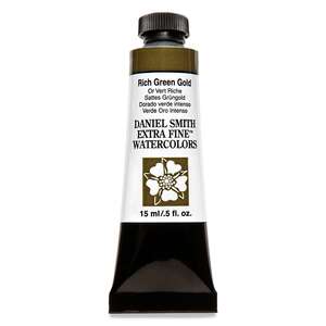 Daniel Smith Extra Fine Tüp Suluboya 15 Ml Seri 2 Rich Green Gold - 3