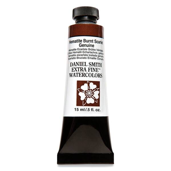Daniel Smith Extra Fine Tüp Suluboya 15 Ml Seri 3 Hematite Burnt Scarlet Genuine - 3