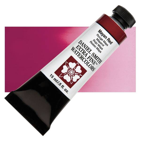 Daniel Smith Extra Fine Tüp Suluboya 15 Ml Seri 3 Mayan Red - 1