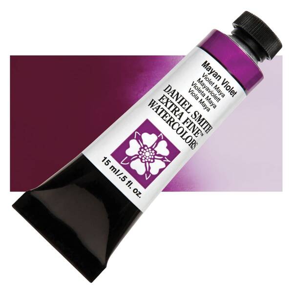 Daniel Smith Extra Fine Tüp Suluboya 15 Ml Seri 3 Mayan Violet - 1