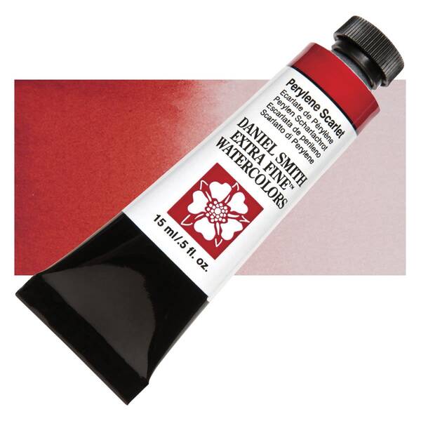 Daniel Smith Extra Fine Tüp Suluboya 15 Ml Seri 3 Perylene Scarlet - 1