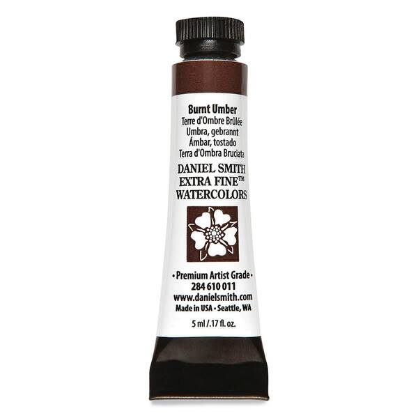 Daniel Smith Extra Fine Tüp Suluboya 5 Ml Seri 1 Burnt Umber - 3