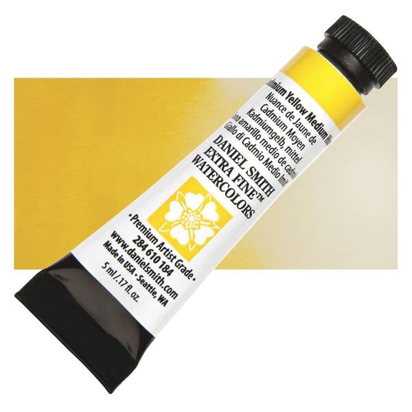 Daniel Smith Extra Fine Tüp Suluboya 5 Ml Seri 2 Cadmium Yellow Medium Hue - 1