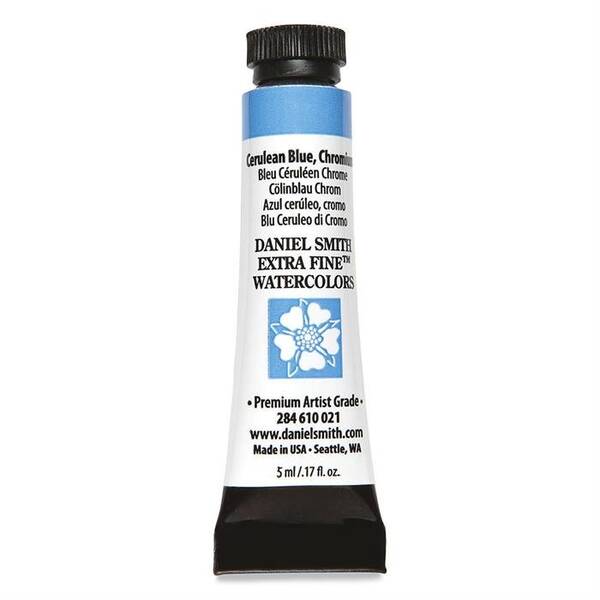 Daniel Smith Extra Fine Tüp Suluboya 5 Ml Seri 2 Cerulean Blue Chromium - 3