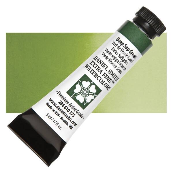 Daniel Smith Extra Fine Tüp Suluboya 5 Ml Seri 2 Deep Sap Green - 1