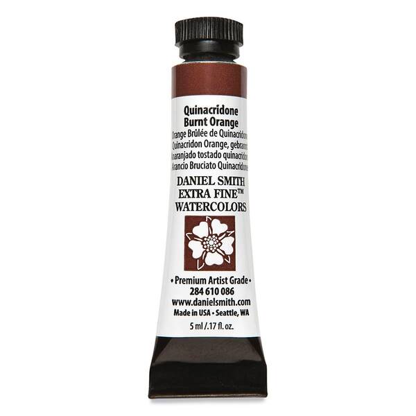 Daniel Smith Extra Fine Tüp Suluboya 5 Ml Seri 2 Quinacridone Burnt Orange - 3