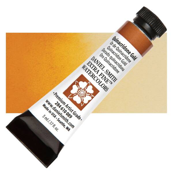 Daniel Smith Extra Fine Tüp Suluboya 5 Ml Seri 2 Quinacridone Gold - 1
