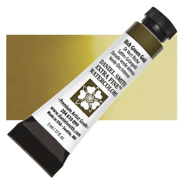 Daniel Smith Extra Fine Tüp Suluboya 5 Ml Seri 2 Rich Green Gold - 1