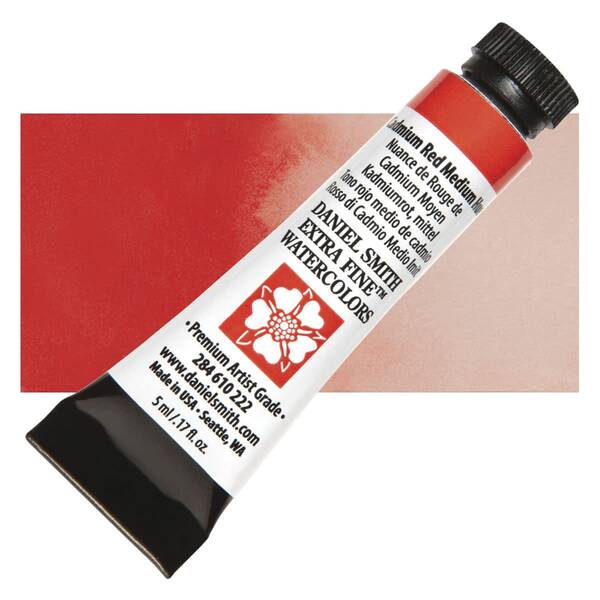 Daniel Smith Extra Fine Tüp Suluboya 5 Ml Seri 3 Cadmium Red Medium Hue - 1