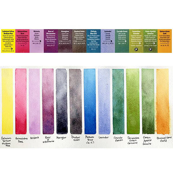 Daniel Smith Extra Fine Yarım Tablet Colors of Inspiration Sulu Boya Seti 12'li Metal Kutu - 3