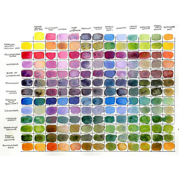 Daniel Smith Extra Fine Yarım Tablet Colors of Inspiration Sulu Boya Seti 12'li Metal Kutu - 4