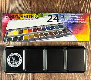 Daniel Smith Extra Fine Yarım Tablet Sulu Boya Seti 24'lü Metal Kutu - 3