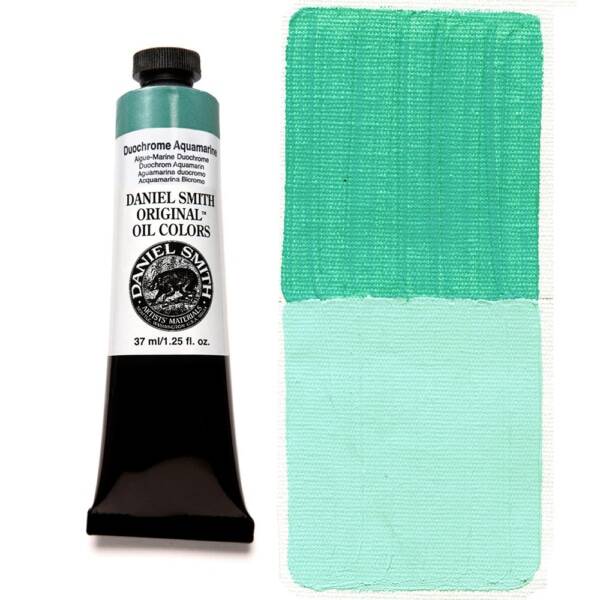 Daniel Smith Luminescent El Yapımı Yağlı Boya Orginal 37 Ml 3 Oil Colors Duocrhome Aquamarine