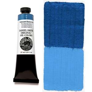 Daniel Smith - Daniel Smith Luminescent El Yapımı Yağlı Boya Orginal 37 Ml 3 Oil Colors Iridescent Electric Blue