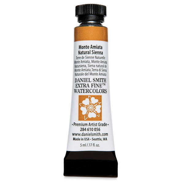 Daniel Smith Extra Fine Tüp Suluboya 5 Ml Seri 1 Monte Amiata Natural Sienna - 3