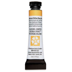 Daniel Smith Extra Fine Tüp Suluboya 5 Ml Seri 3 Cadmium Yellow Deep Hue - 3