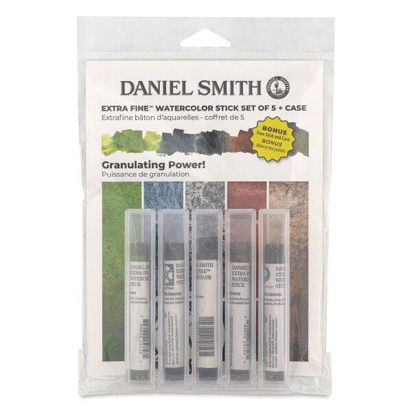 Daniel Smith Granulating Power! 5'li Suluboya Çubuk Set - 1