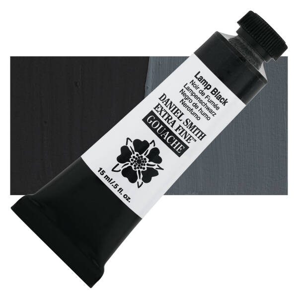 Daniel Smith Extra Fine Guaj Boya 15 Ml Seri 1 Lamp Black - 1