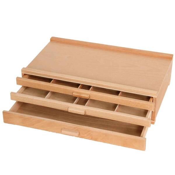 DAVRAZ ÜÇ ÇEKMECELİ MALZEME KUTUSU EA51038 - 2