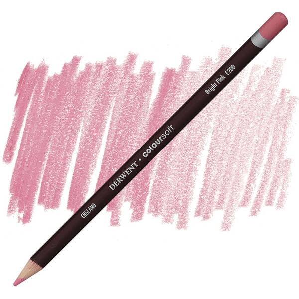 Derwent Coloursoft Bright Pink C200