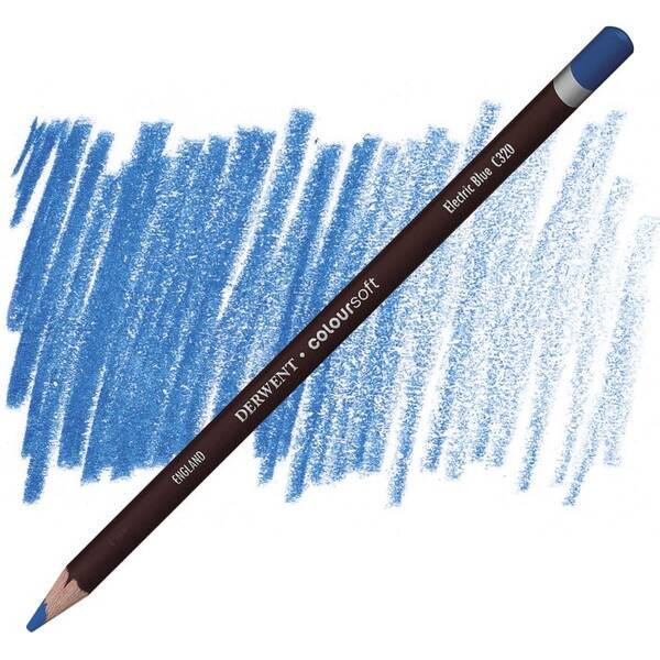 Derwent Coloursoft Electric Blue C320