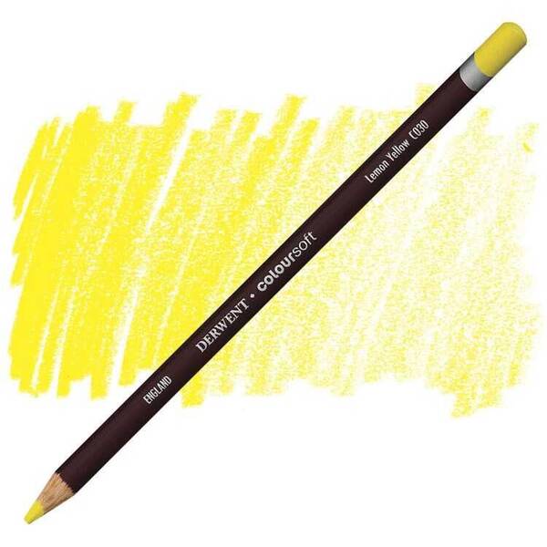 Derwent Coloursoft Lemon Yellow C030 - 1