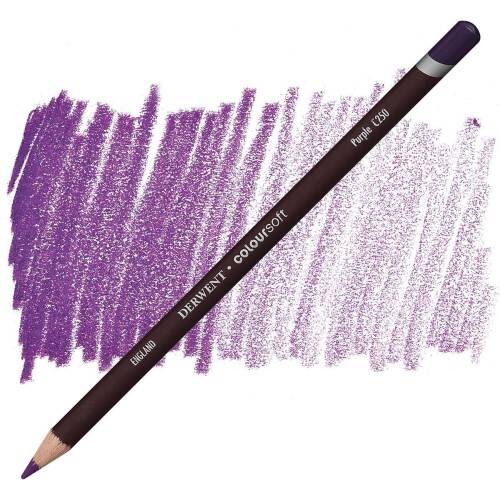 Derwent Coloursoft Purple C250 - 1