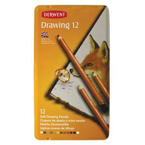 Derwent Drawing 12'li Teneke Kutu - Thumbnail