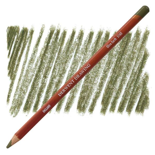 Derwent Drawing Pencil Olive Earth 5160 - 1