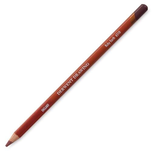 Derwent Drawing Pencil Ruby Earth 6510 - 3